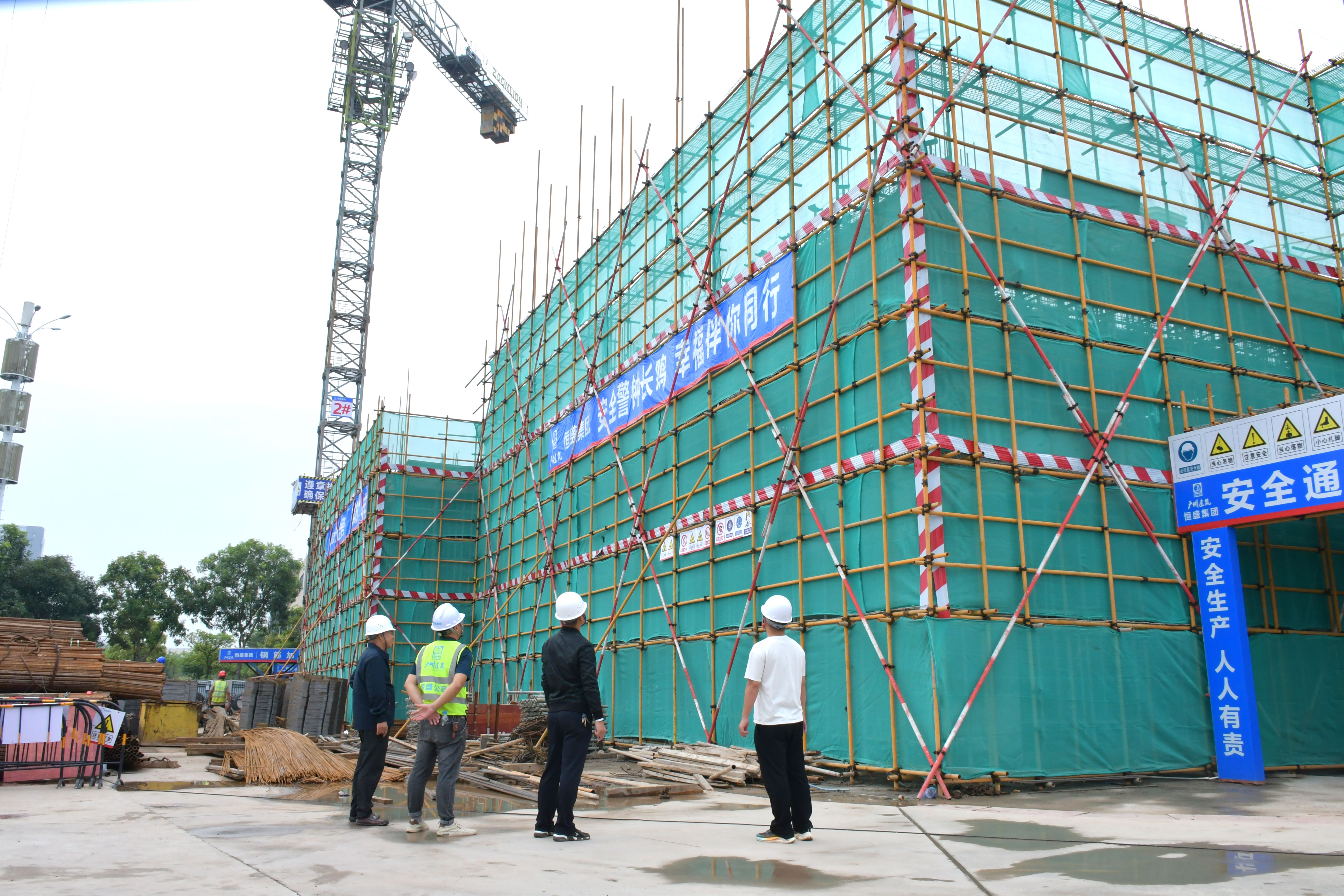 项目建设进行时丨taptap点点体育惠州第二生产园区建设跑出“加速度”